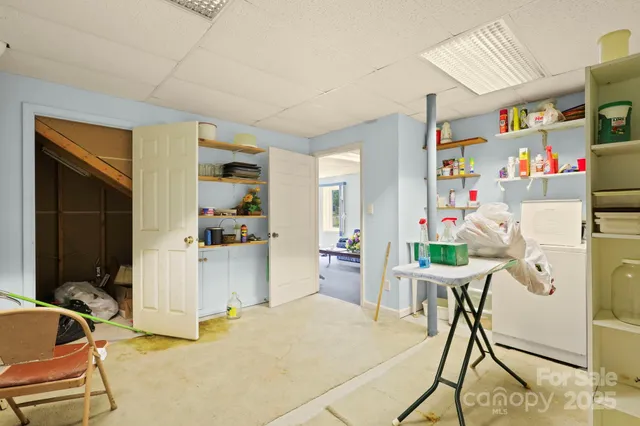 a outdoor space with barbeque area