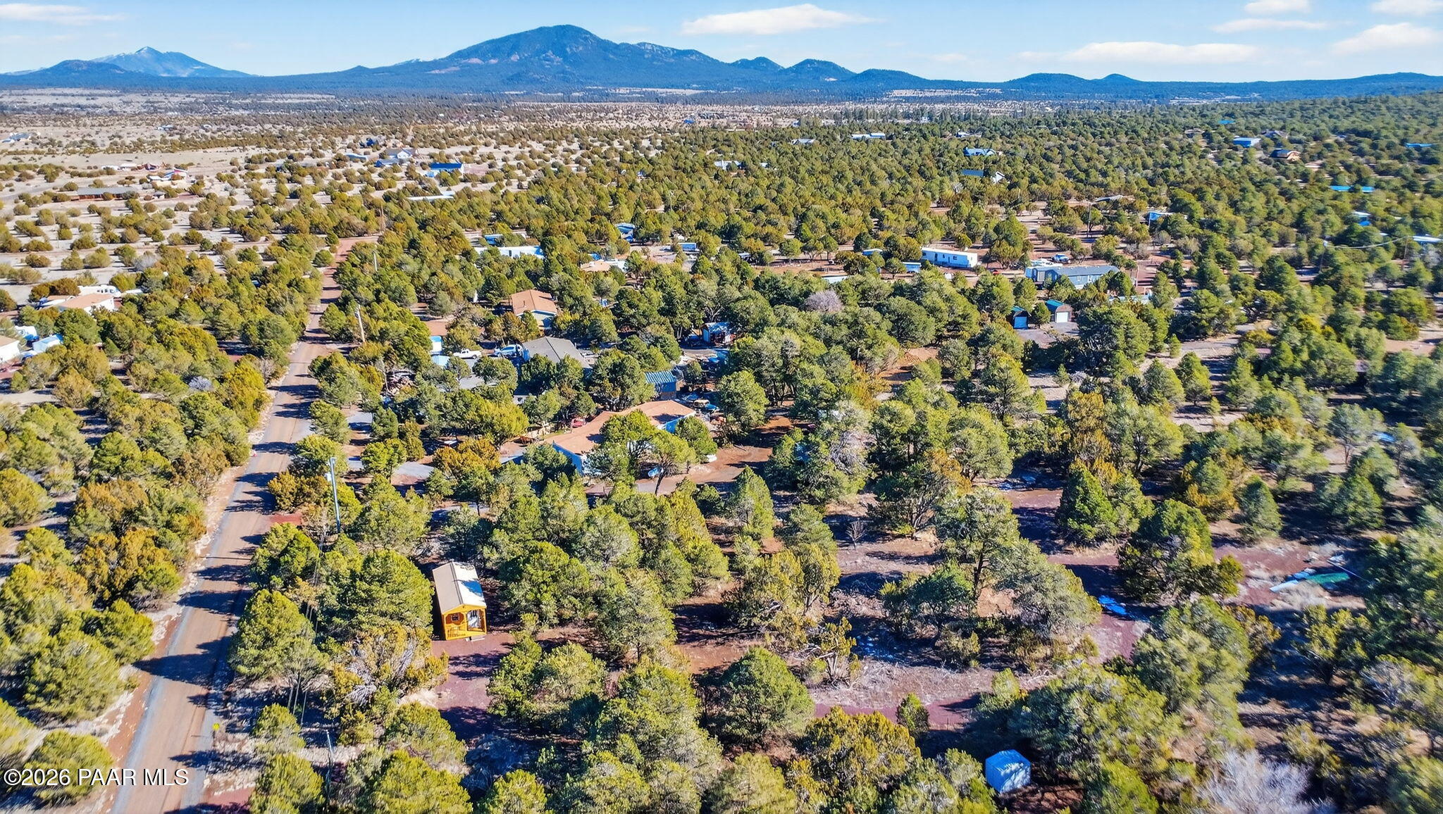 1302 East Bluebell Street Williams, AZ 86046 - Photo 10 of 12 a view of a city with mountain