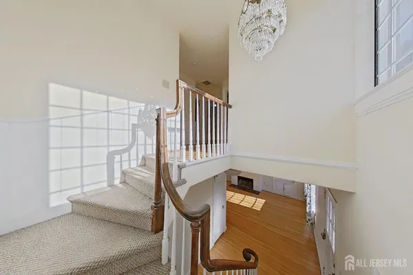 a view of entryway with a window