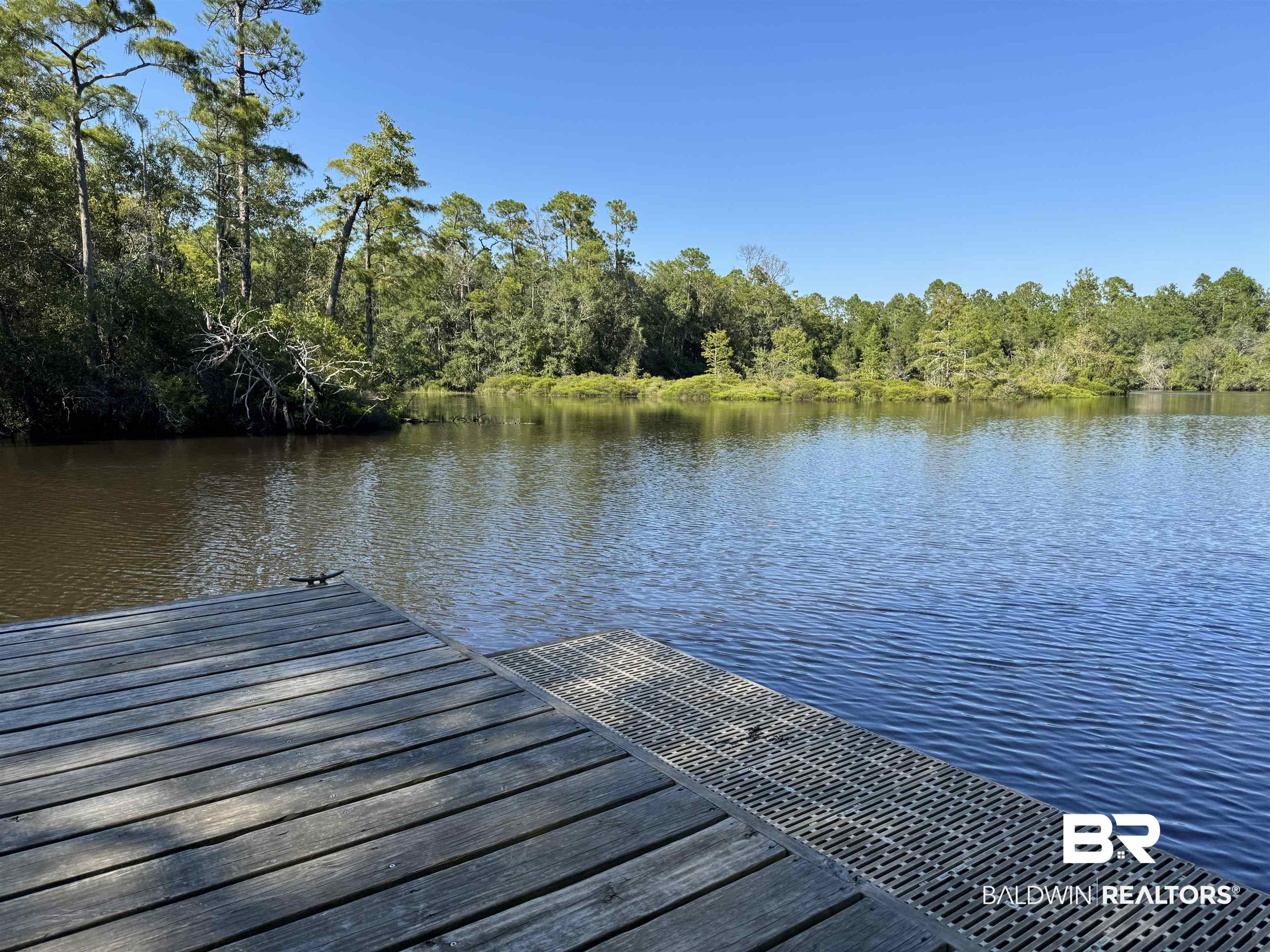32334 Riverlake Road Seminole, AL 36574 - Photo 42 of 47 Dock area featuring a water view and a forest view