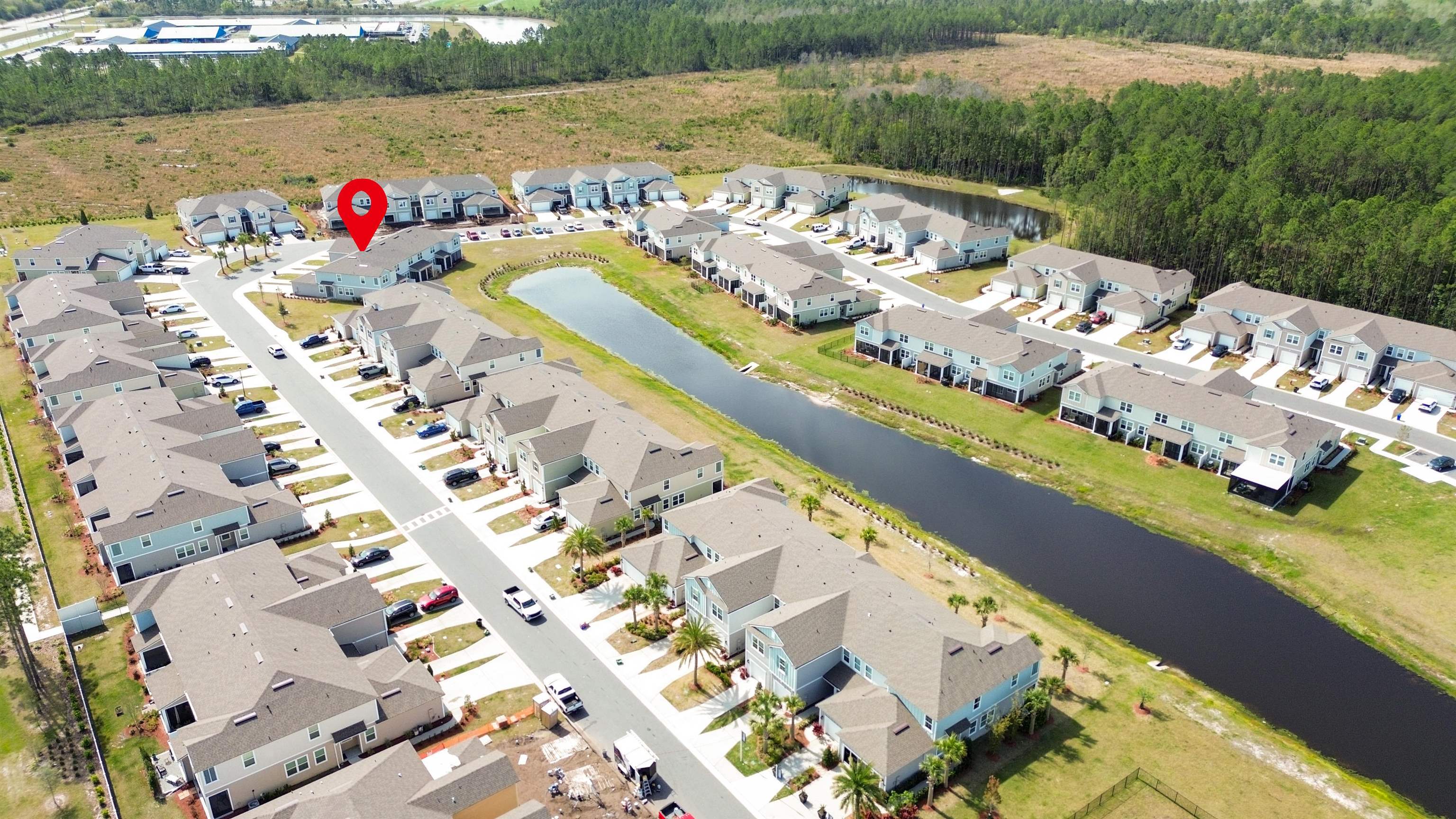 194 Redbud Road Palm Coast, FL 32137 - Photo 29 of 34 an aerial view of house with yard