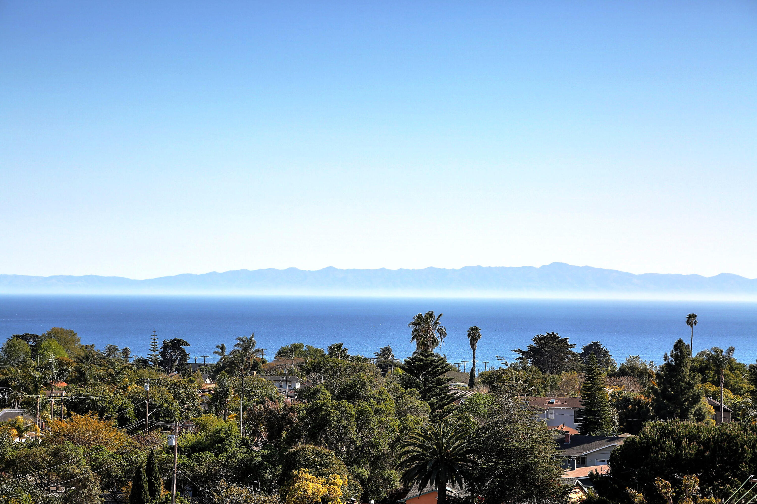 a view of sunset and mountains