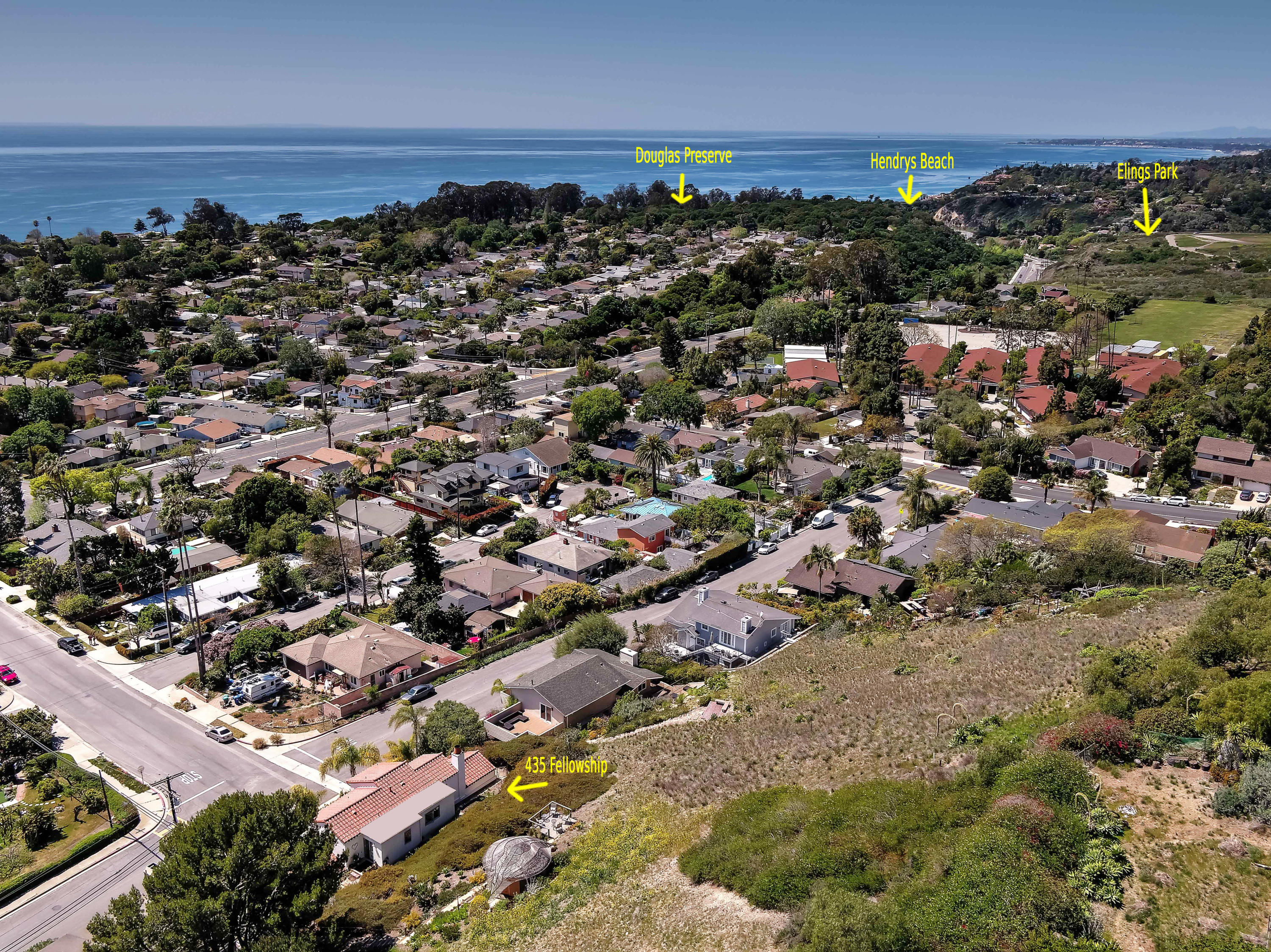 435 Fellowship Road Santa Barbara, CA 93109 - Photo 2 of 47 an aerial view of multiple house