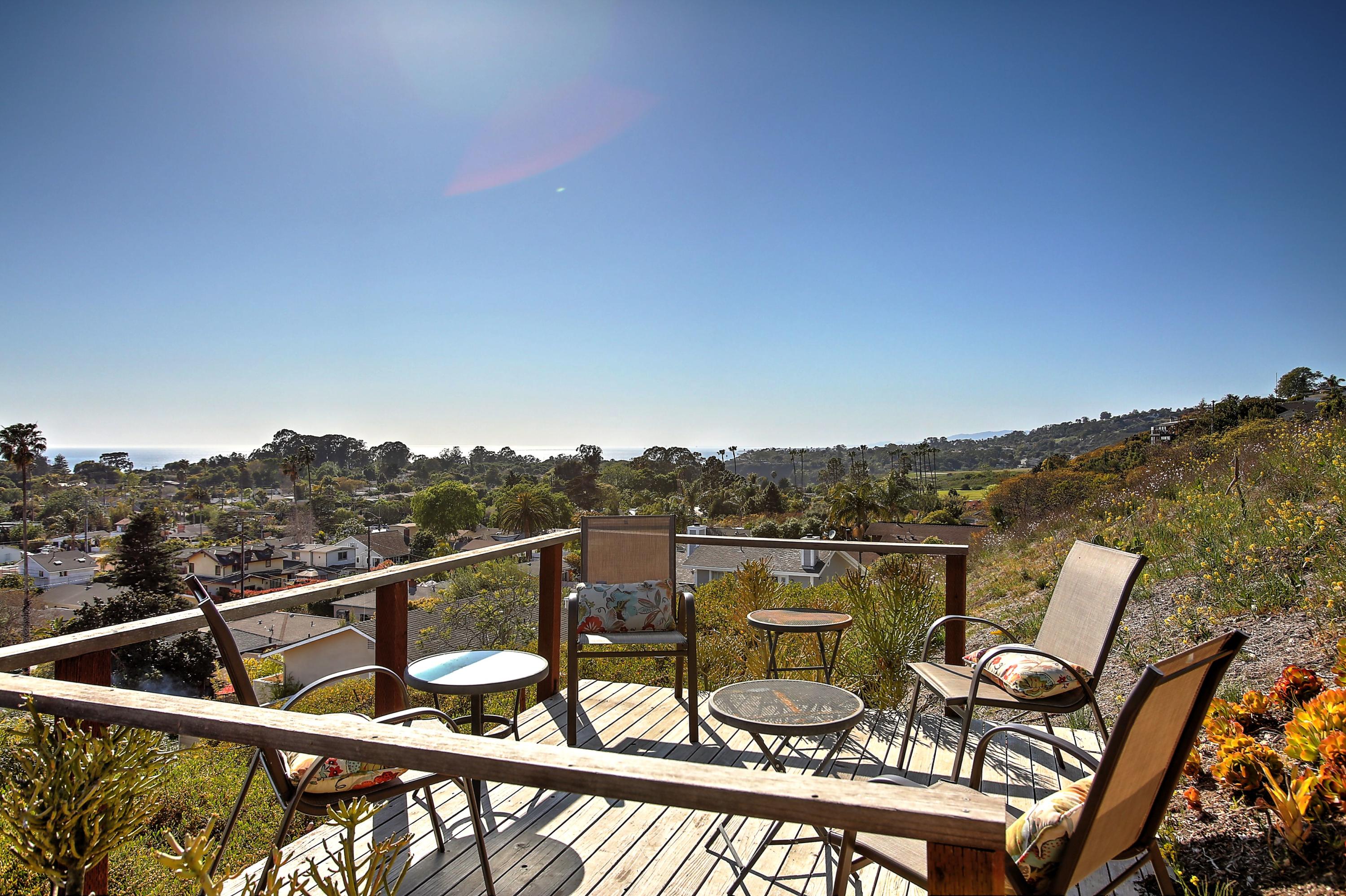 435 Fellowship Road Santa Barbara, CA 93109 - Photo 45 of 47 a view of a balcony with mountain view and wooden floor