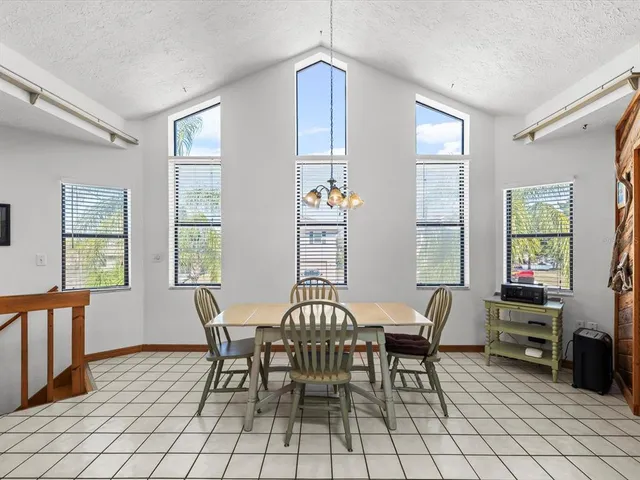 a view of a lake with a house