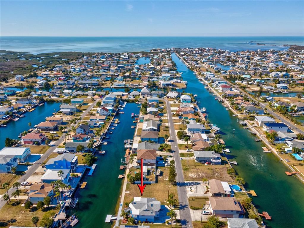 4290 Carlos Court Hernando Beach, FL 34607 - Photo 59 of 96 an aerial view of residential houses with outdoor space