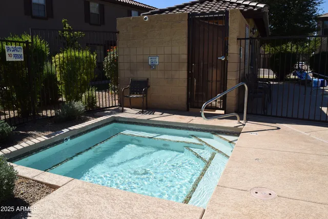 a view of outdoor space with garden