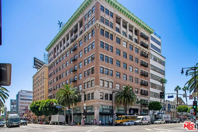 a front view of a building