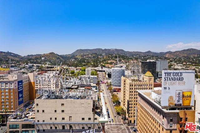 a view of city from balcony