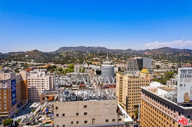 a view of city from balcony