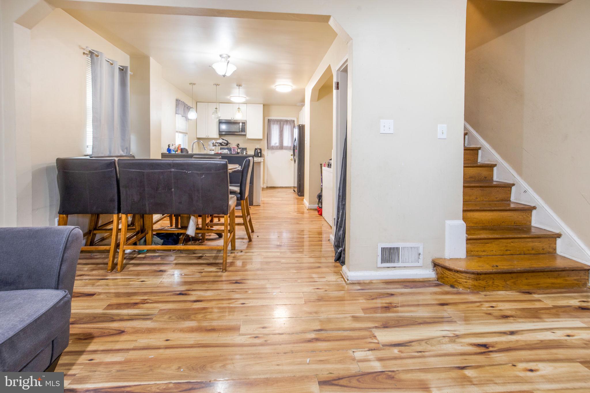 459 Riggs Road Northeast Washington, DC 20011 - Photo 7 of 31 Living Room/Dining Room