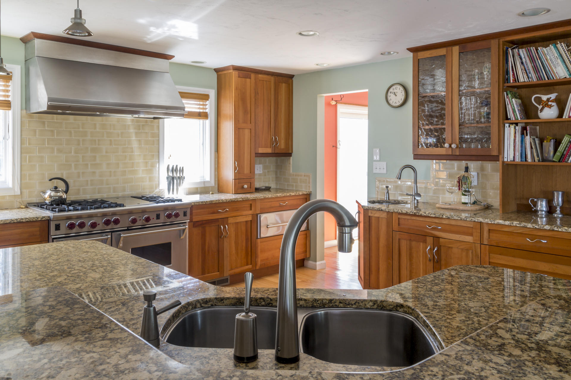 2118 Main Street Chatham, MA 02633 - Photo 9 of 33 a kitchen with a sink stove top oven and cabinets