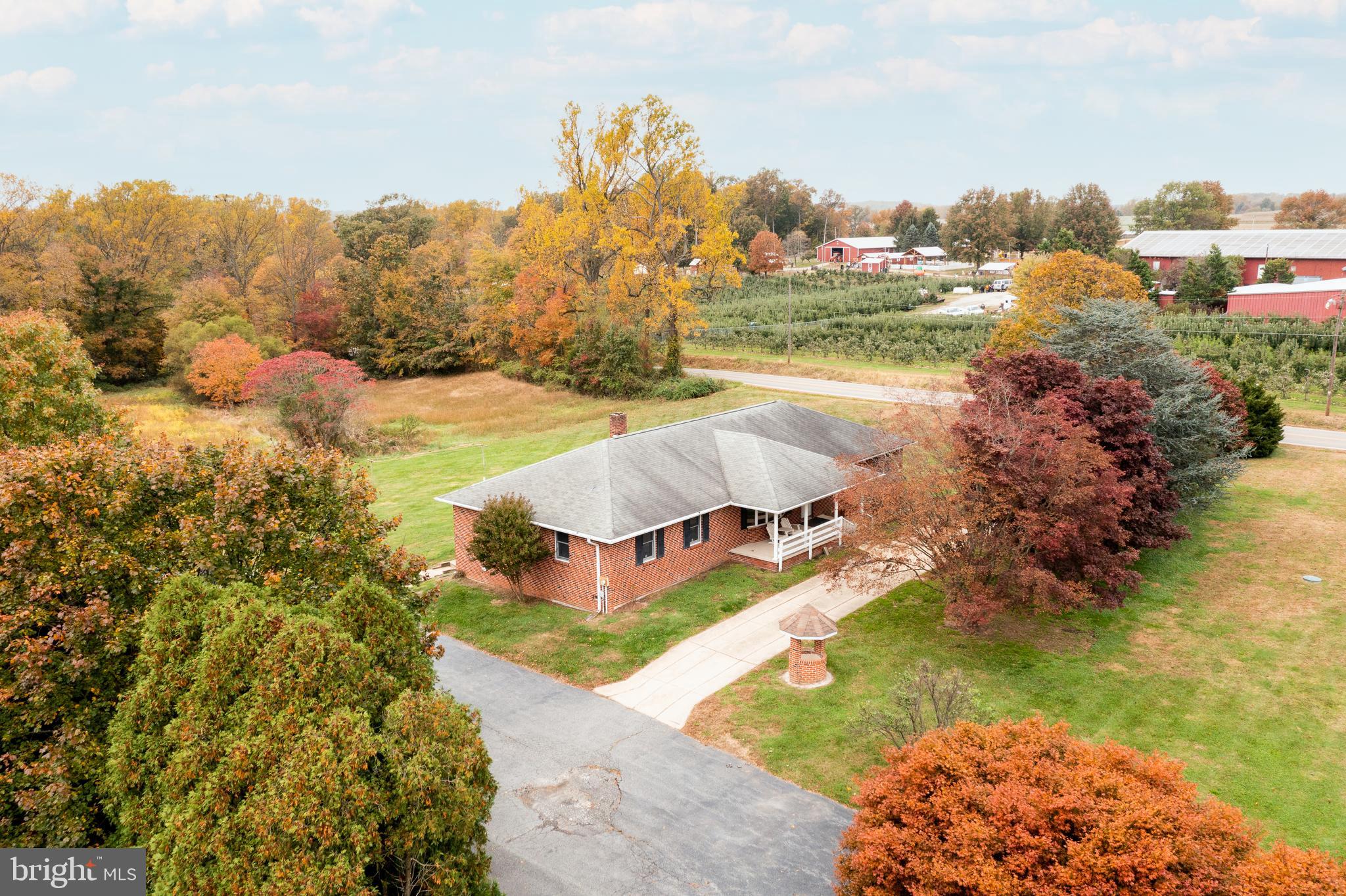 1457 Appleton Road Elkton, MD 21921 - Photo 25 of 36 Angled drone of front sidewalk