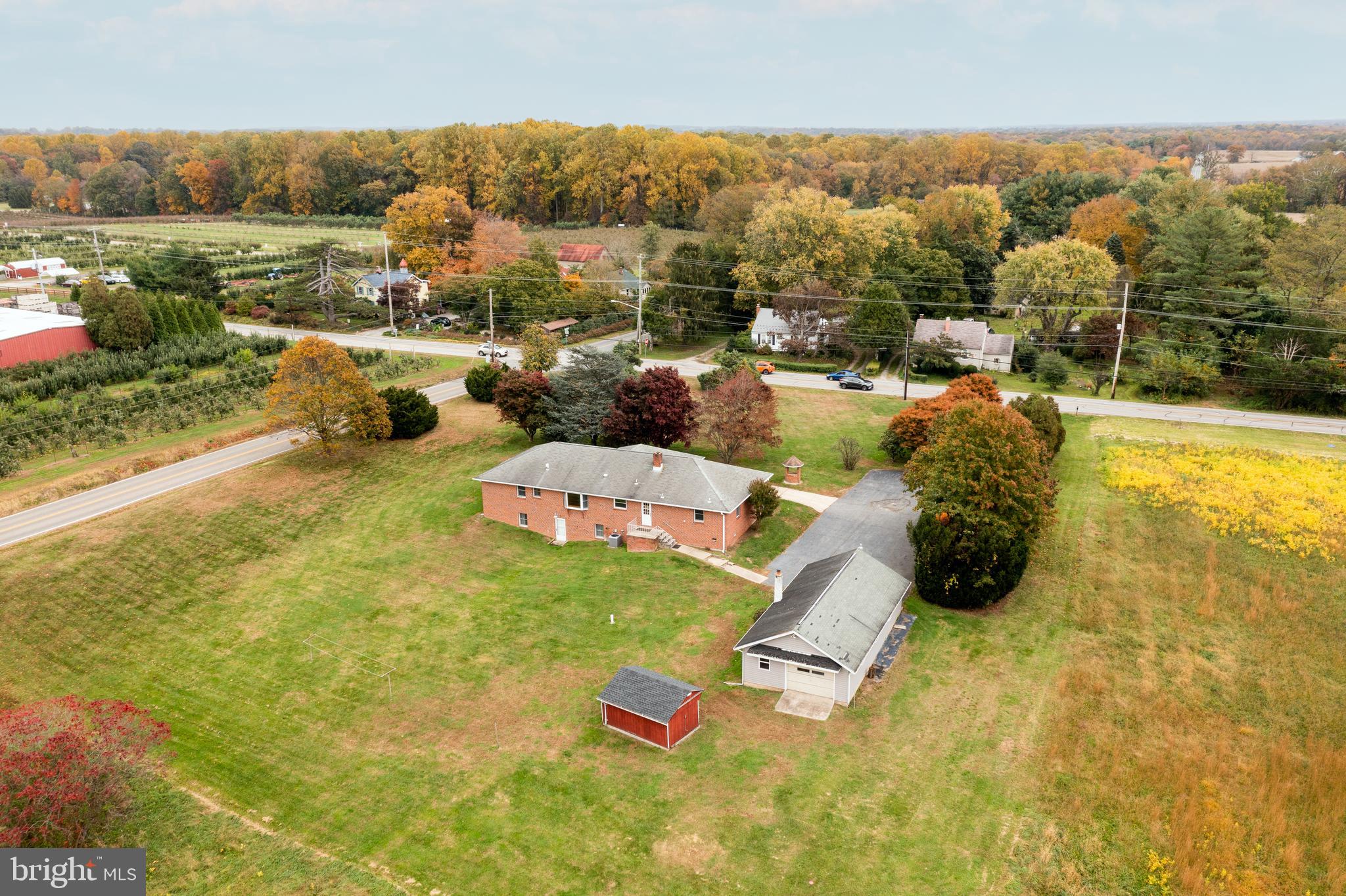 1457 Appleton Road Elkton, MD 21921 - Photo 26 of 36 Angled drone of back of home