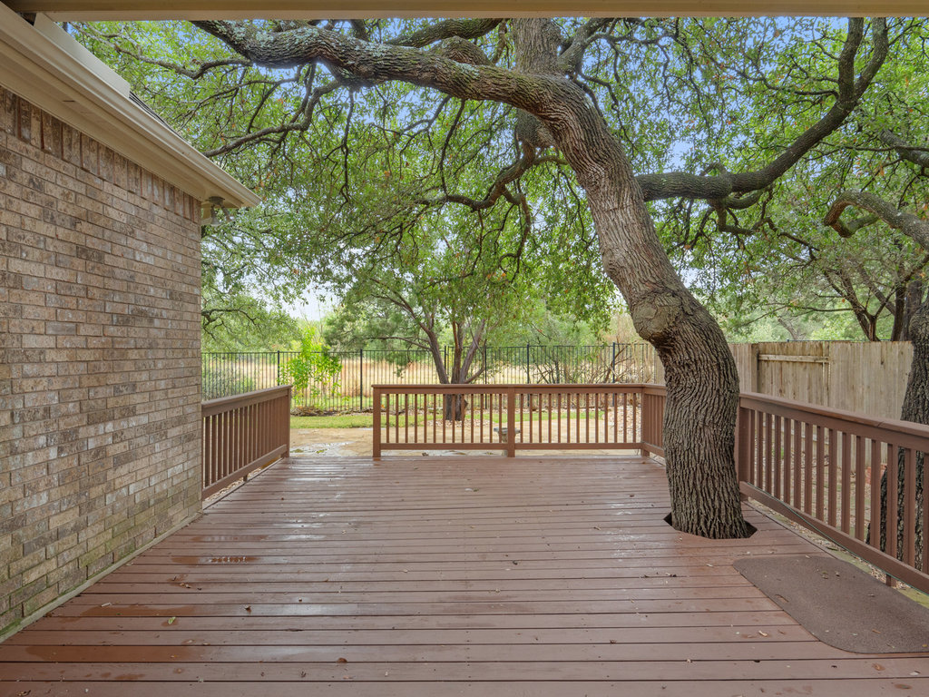 1858 Nelson Ranch Loop Cedar Park, TX 78613 - Photo 29 of 32 Deck featuring a fenced backyard