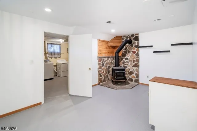 an aerial view of residential houses and outdoor space