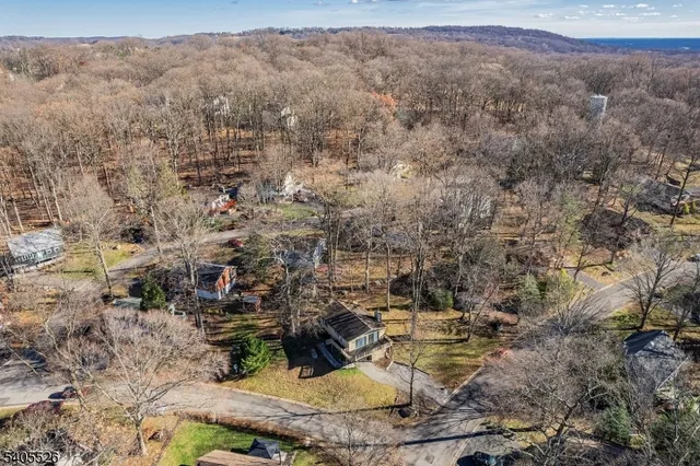 a view of city and mountain