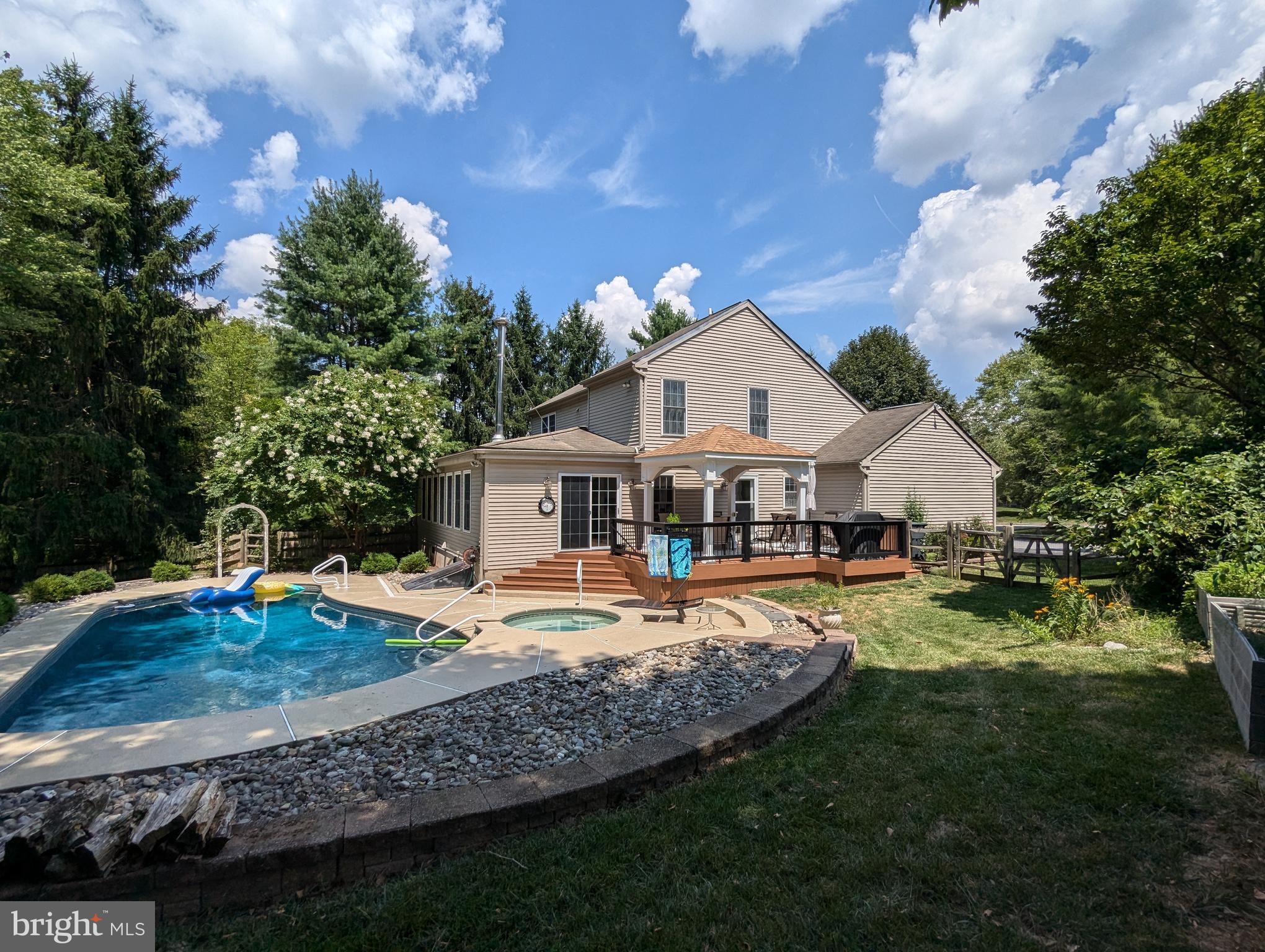 130 Ashley Road Phoenixville, PA 19460 - Photo 1 of 44 Side Yard, deck, Saltwater Pool