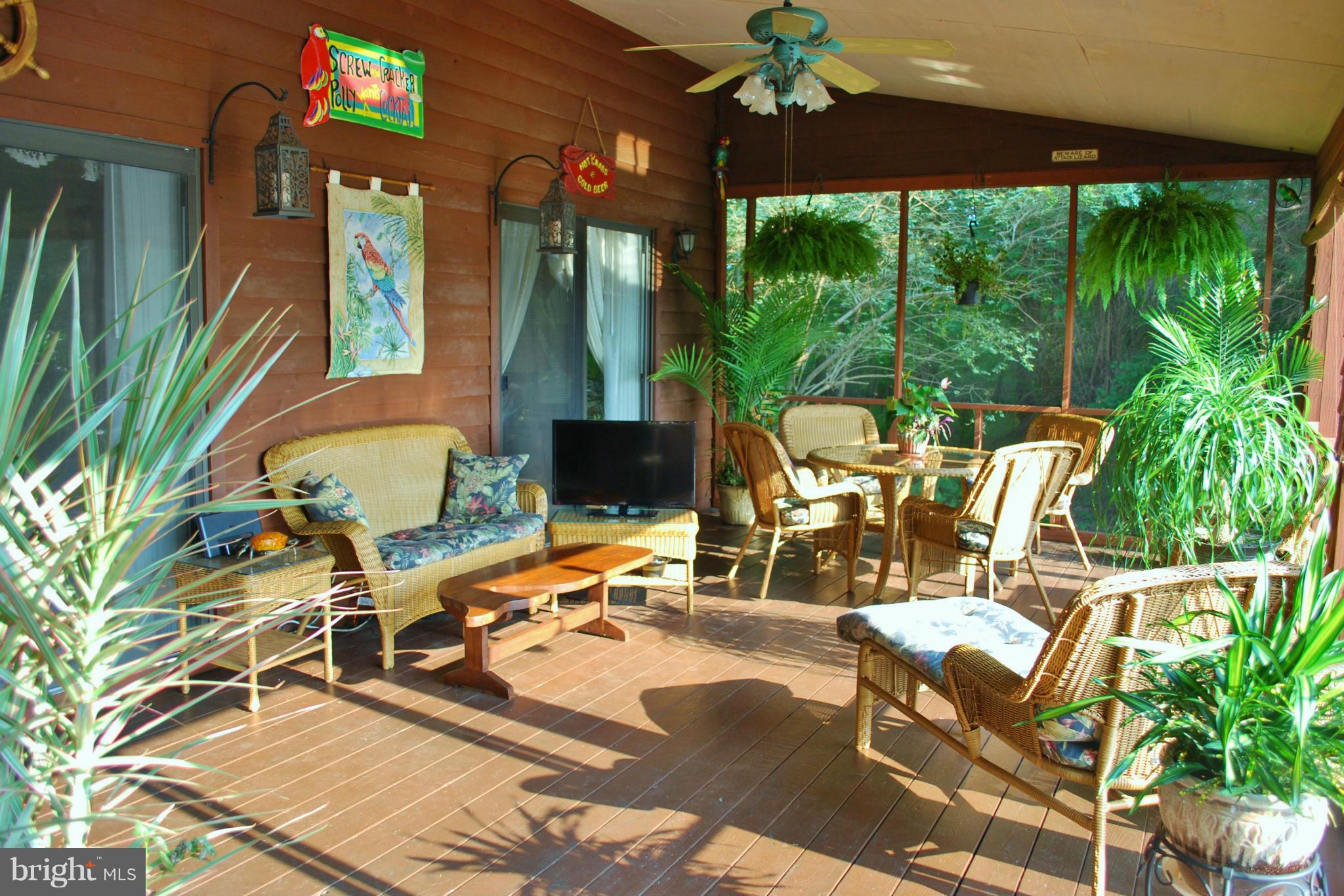 Screened porch to enjoy the outdoors!