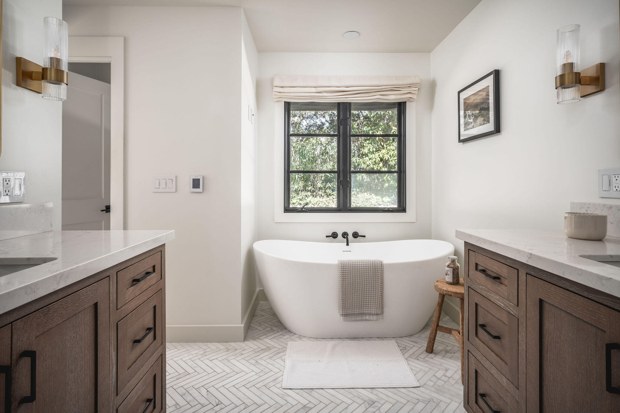 1383 School House Road Santa Barbara, CA 93108 - Photo 8 of 10 a view of a bathroom with sink and mirror