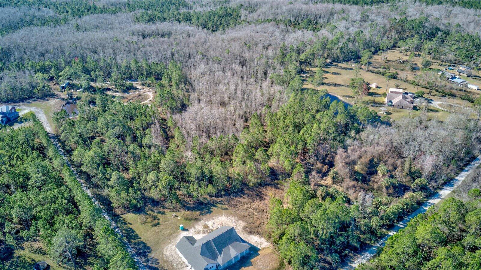 0 Rodeo Acres Drive Ormond Beach, FL 32174 - Photo 13 of 20 an aerial view of residential house with outdoor space and trees all around