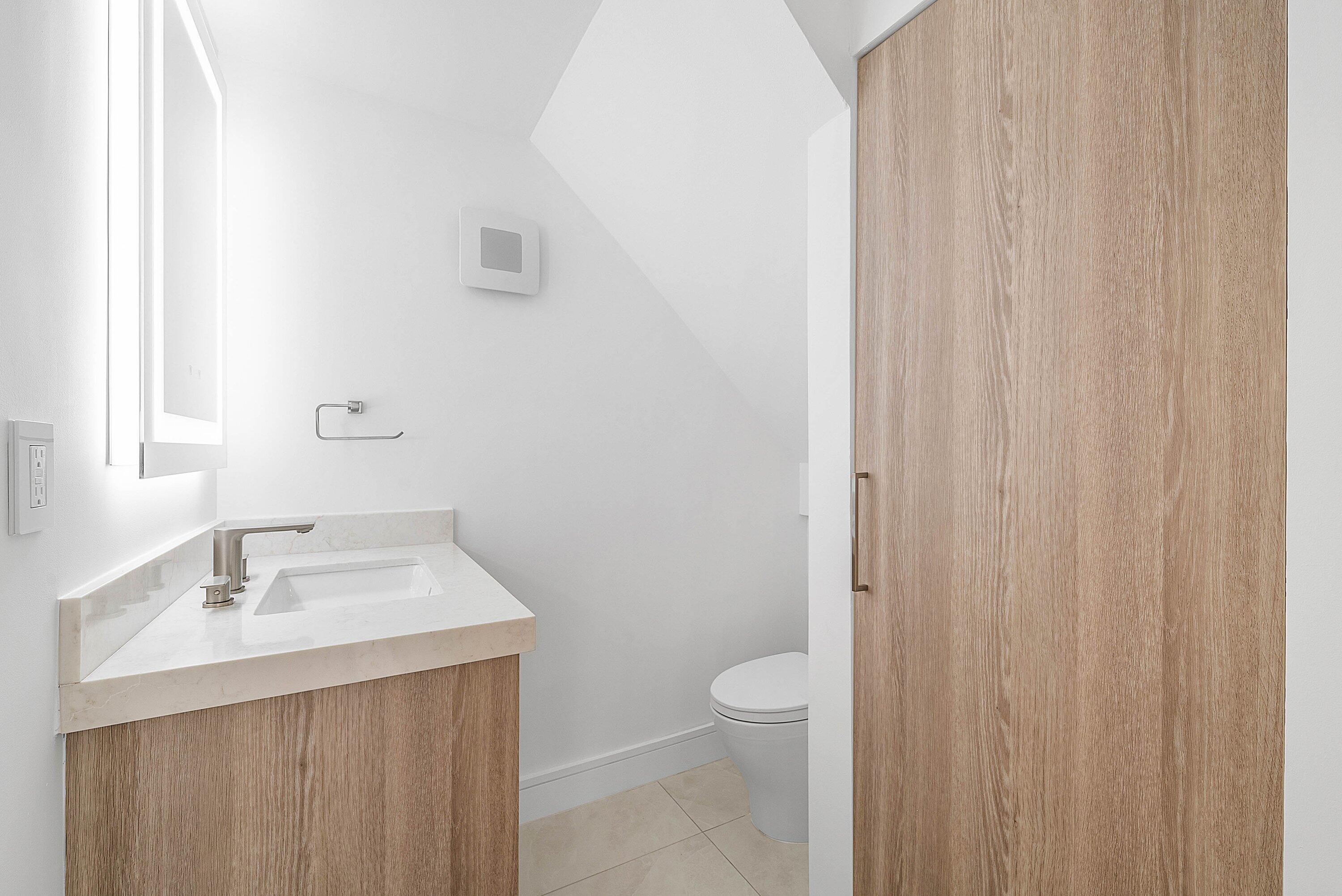 6547 Via Rosa Boca Raton, FL 33433 - Photo 17 of 55 a bathroom with a sink a toilet and shower