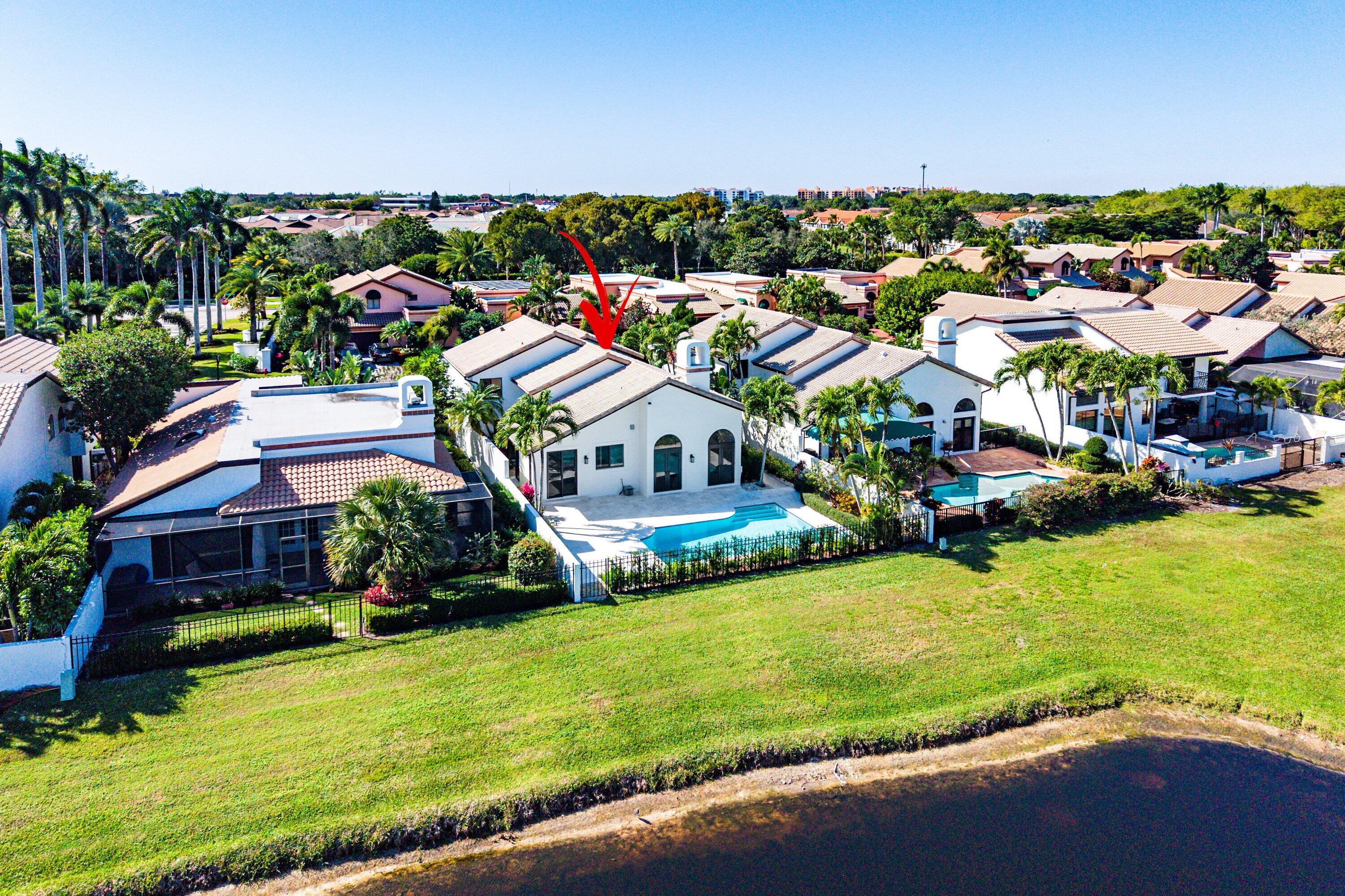 6547 Via Rosa Boca Raton, FL 33433 - Photo 53 of 55 a view of houses with yard and outdoor space