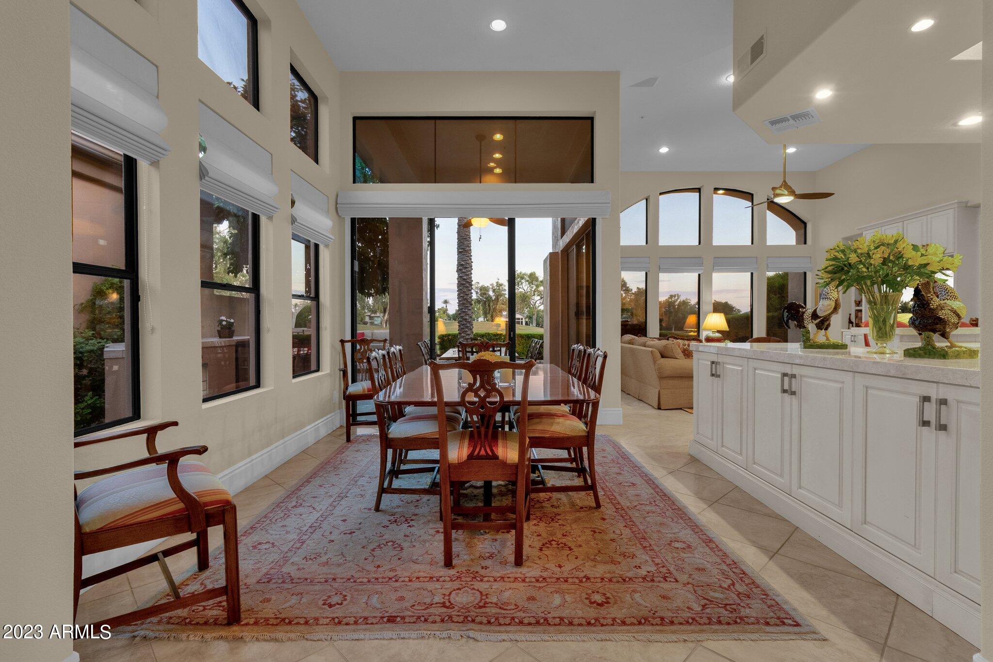 7705 East Doubletree Ranch Road, Unit 11 Scottsdale, AZ 85258 - Photo 12 of 58 Dining Room Opens To Patio