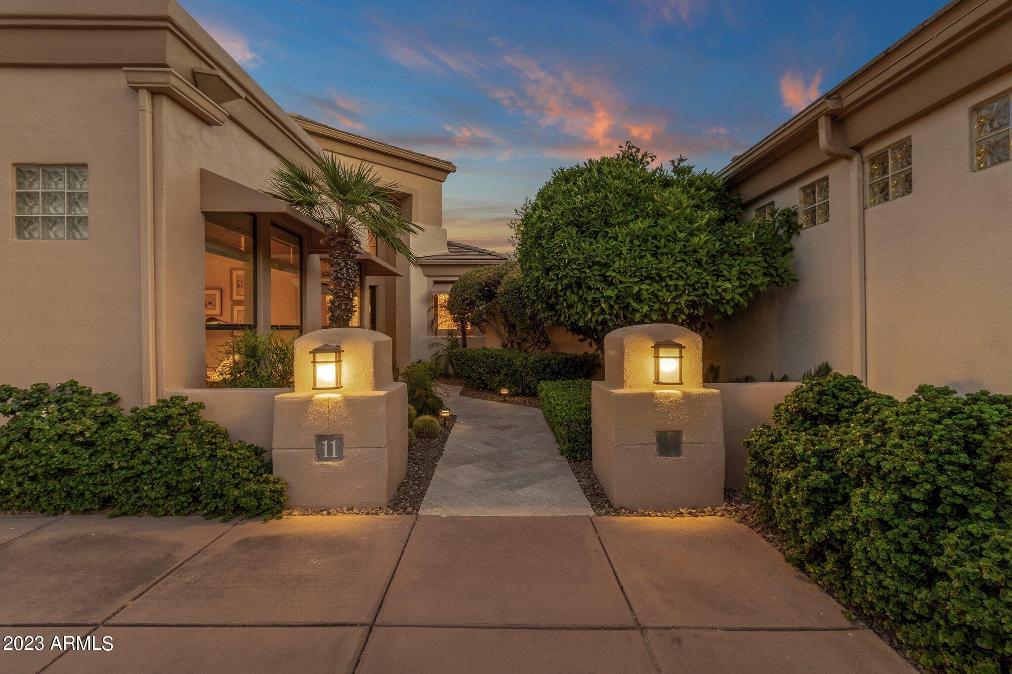 7705 East Doubletree Ranch Road, Unit 11 Scottsdale, AZ 85258 - Photo 3 of 58 Front Courtyard