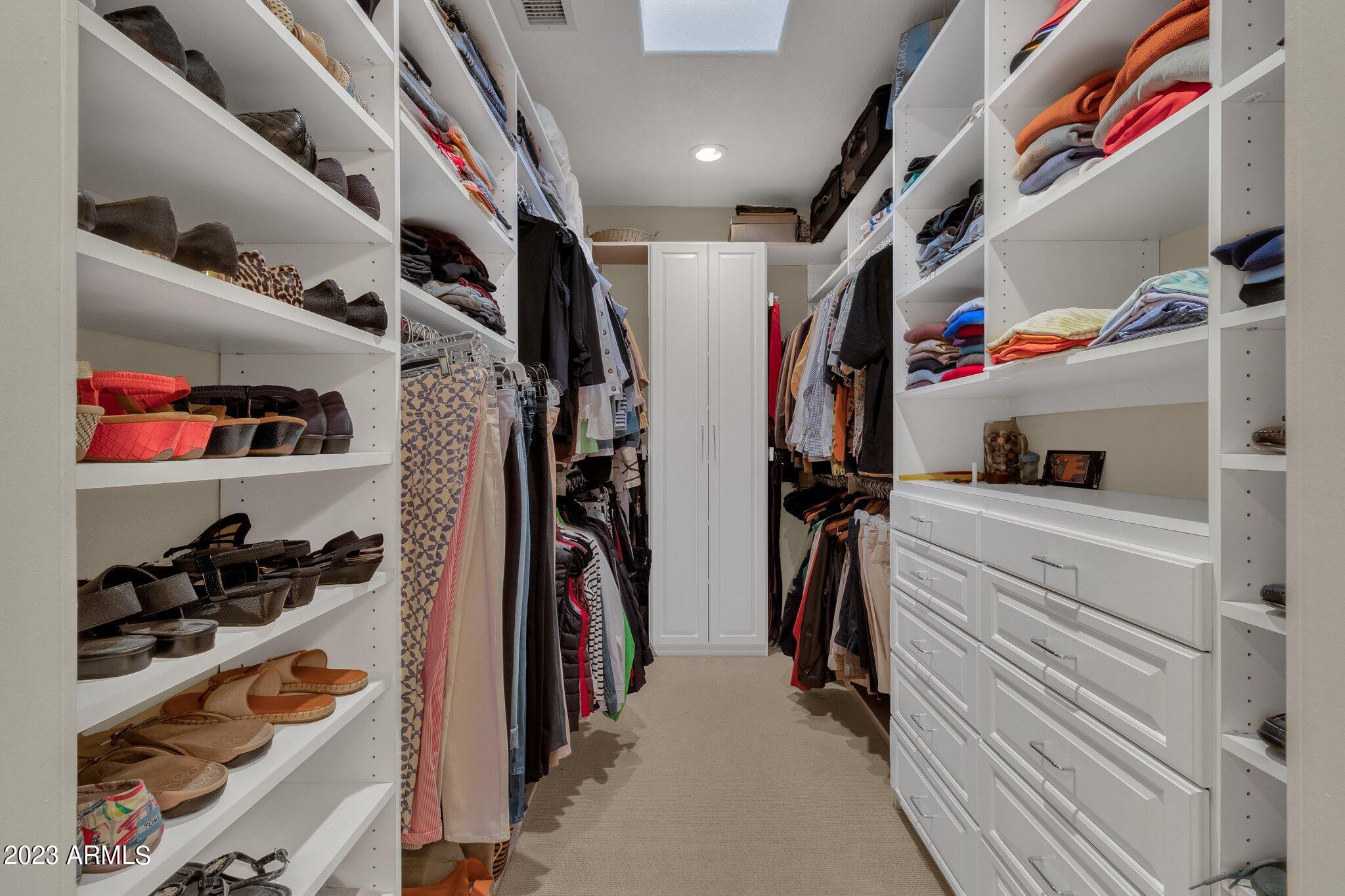7705 East Doubletree Ranch Road, Unit 11 Scottsdale, AZ 85258 - Photo 32 of 58 Master Walkin Closet