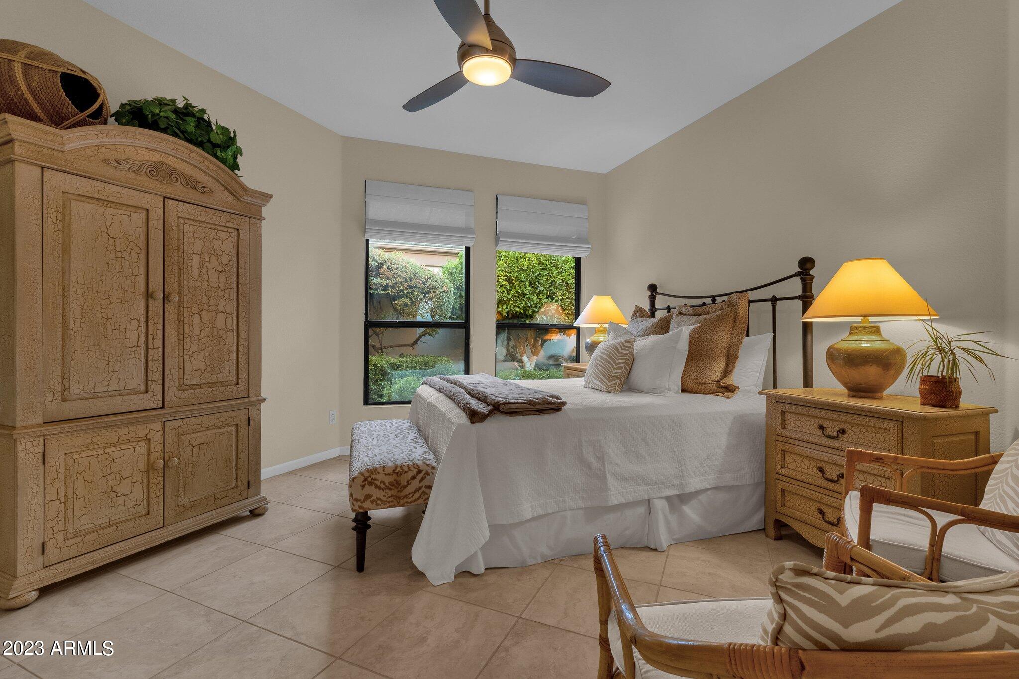 7705 East Doubletree Ranch Road, Unit 11 Scottsdale, AZ 85258 - Photo 35 of 58 1st Guest Bedroom