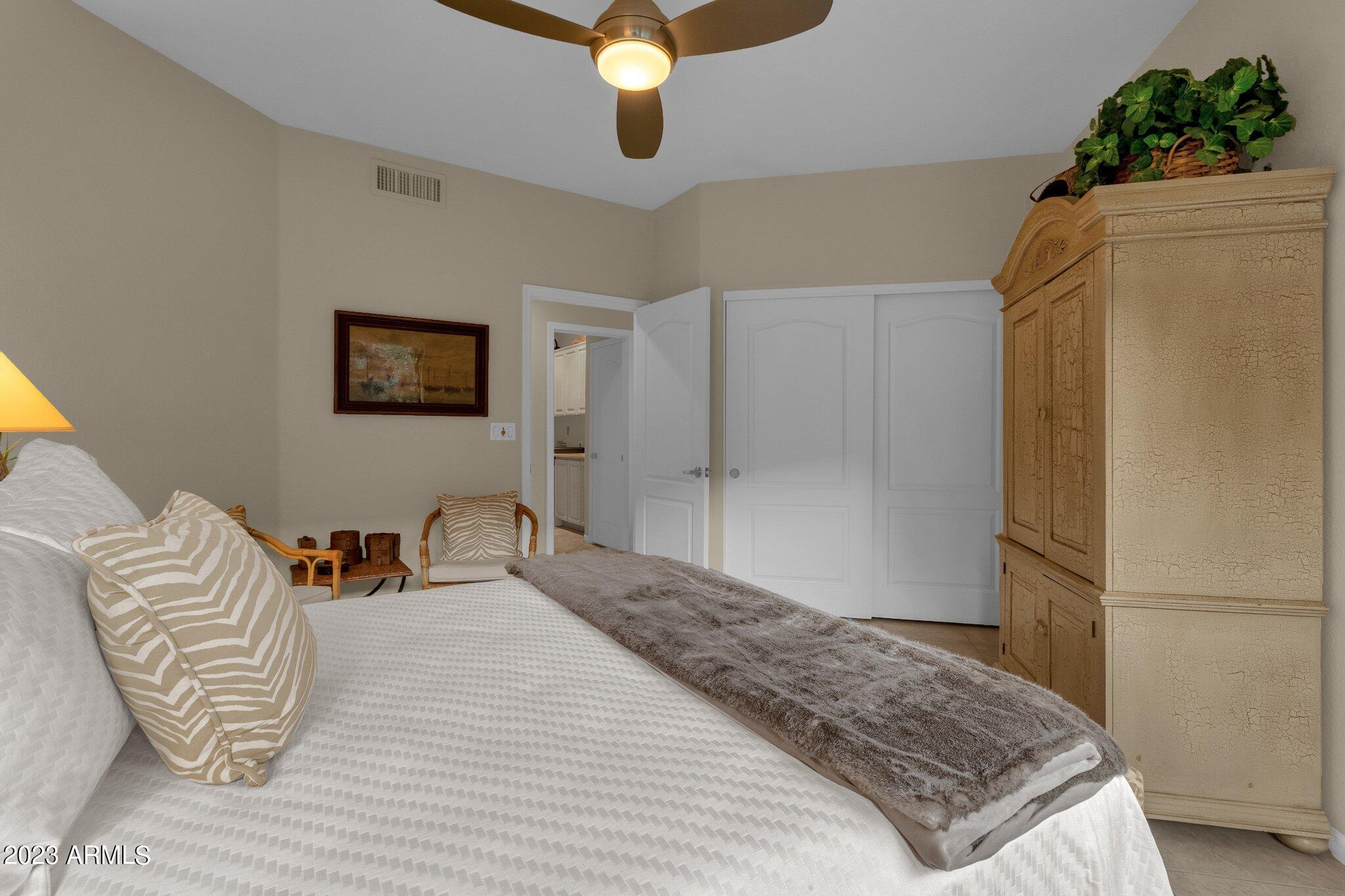 7705 East Doubletree Ranch Road, Unit 11 Scottsdale, AZ 85258 - Photo 36 of 58 1st Guest Bedroom