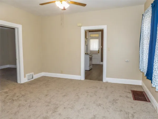 a view of empty room