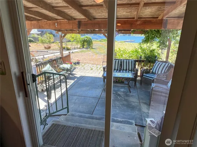 a front view of a house with a porch