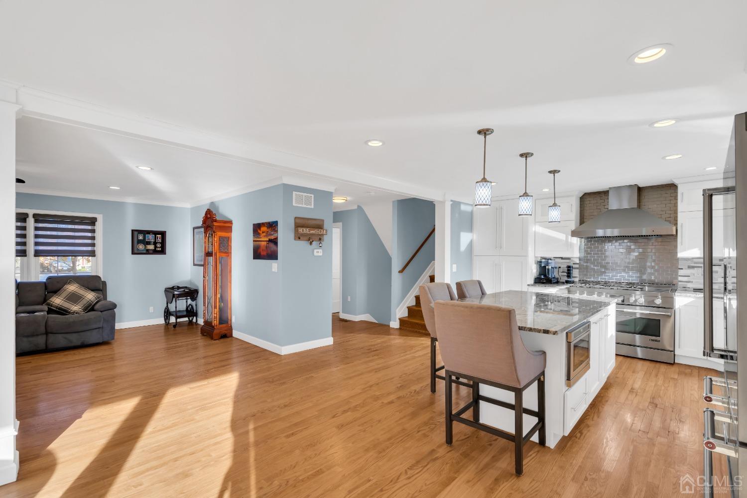 116 Grovers Mill Road Plainsboro, NJ 08536 - Photo 3 of 78 a living room with stainless steel appliances furniture a kitchen view and living room view