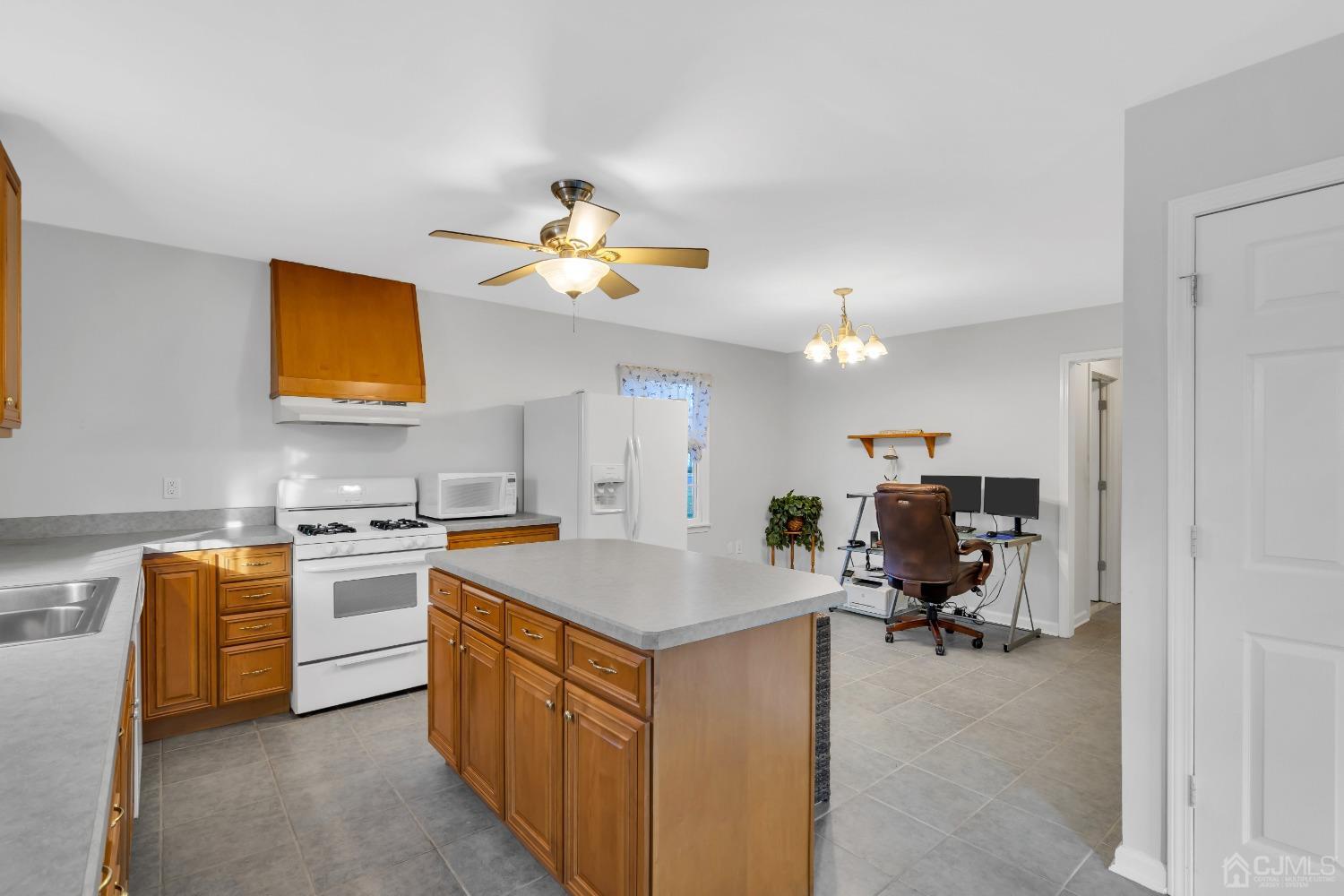 116 Grovers Mill Road Plainsboro, NJ 08536 - Photo 55 of 78 a kitchen with a stove a sink and a refrigerator