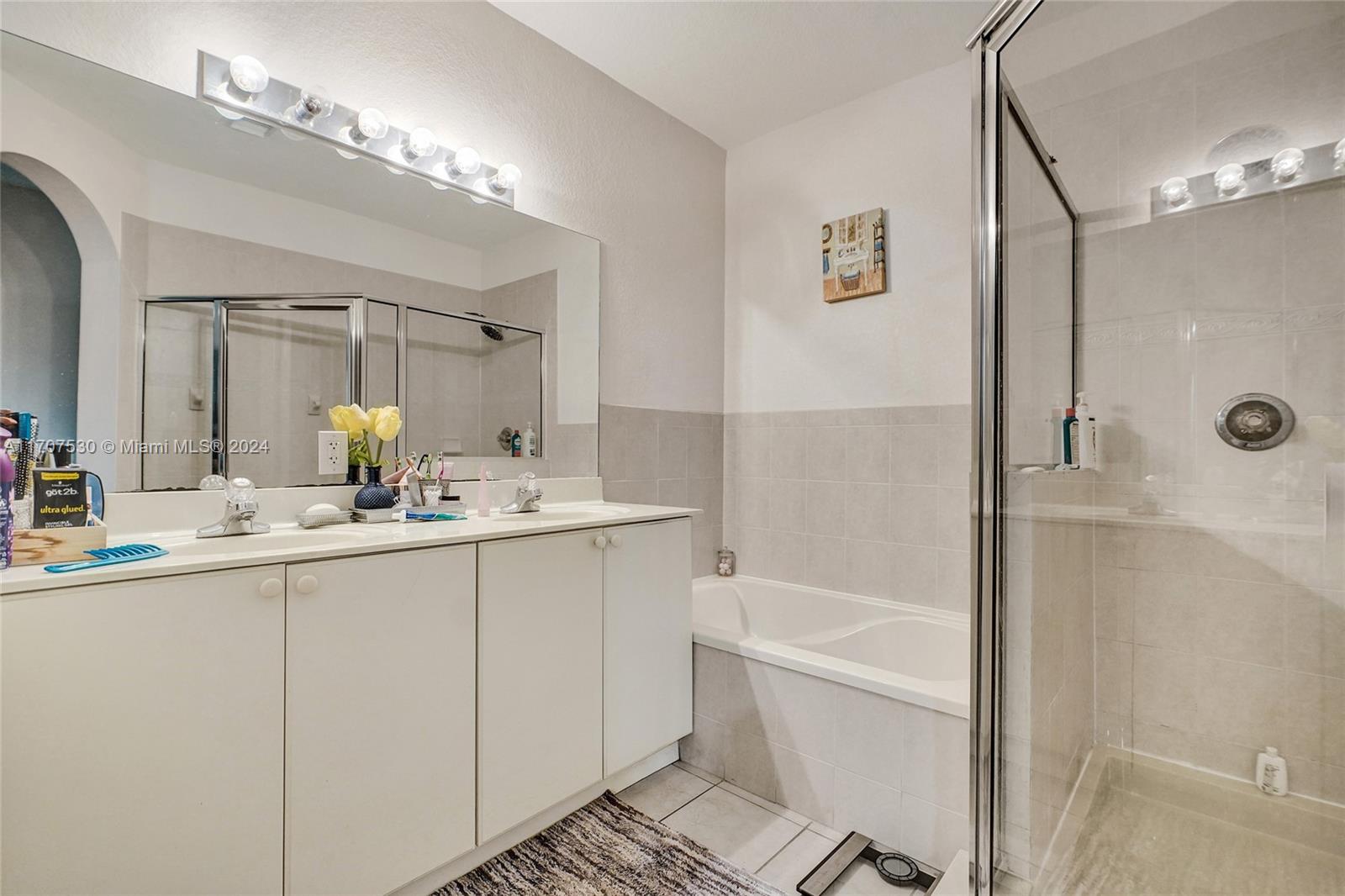 11763 Southwest 137th Path Miami, FL 33186 - Photo 20 of 27 a bathroom with a bathtub a sink and a mirror