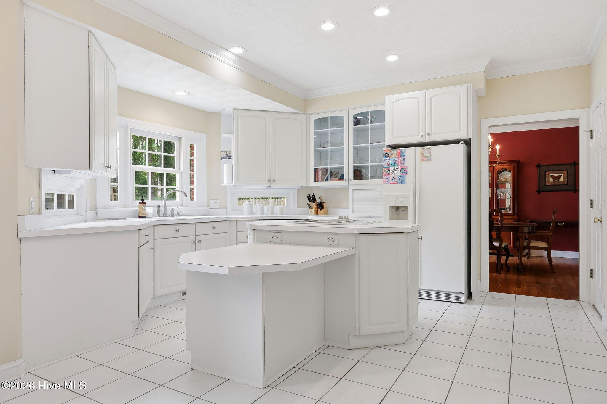4076 Mobleys Bridge Road Grimesland, NC 27837 - Photo 21 of 66 the kitchen is ideal for overlooking the back yard activities and the layout is spacious
