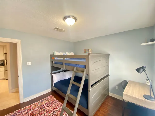 a room with stairs and a couch