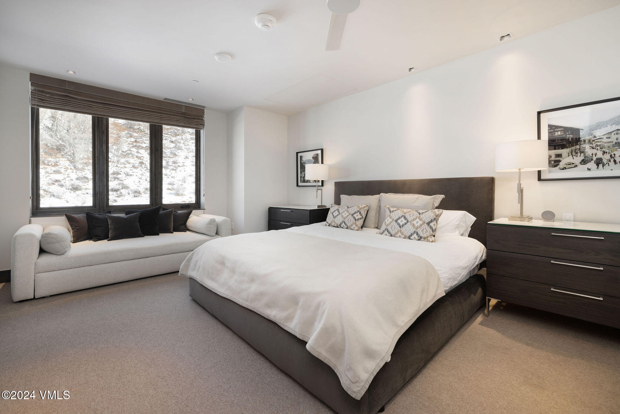 430 South Frontage Road East, Unit RU301 Vail, CO 81657 - Photo 14 of 29 a bedroom with a bed and a couch