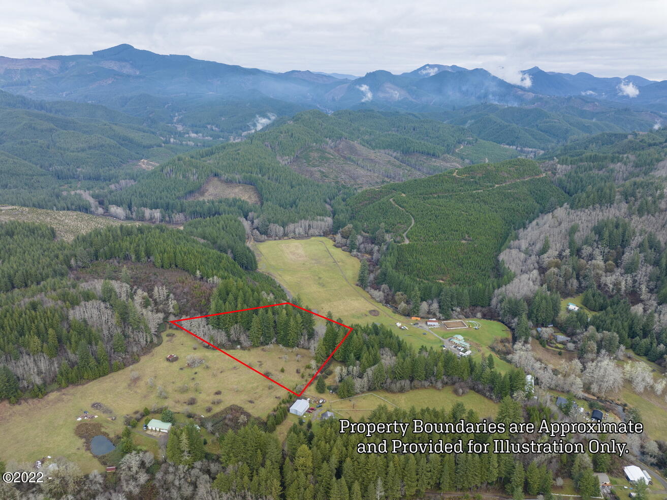 410 Mill Creek Road Toledo, OR 97391 - Photo 10 of 10 Proximity Aerial