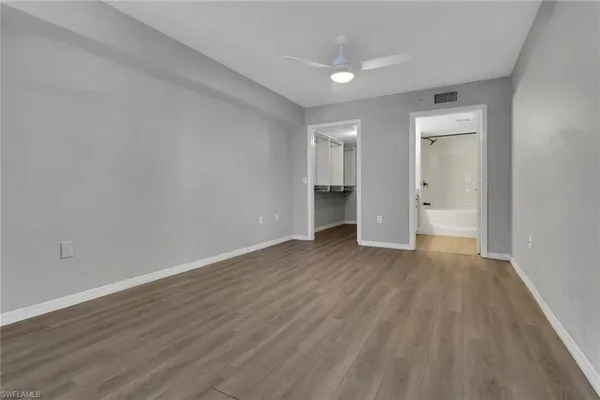 wooden floor in an empty room