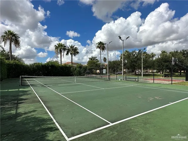 a view of a tennis court