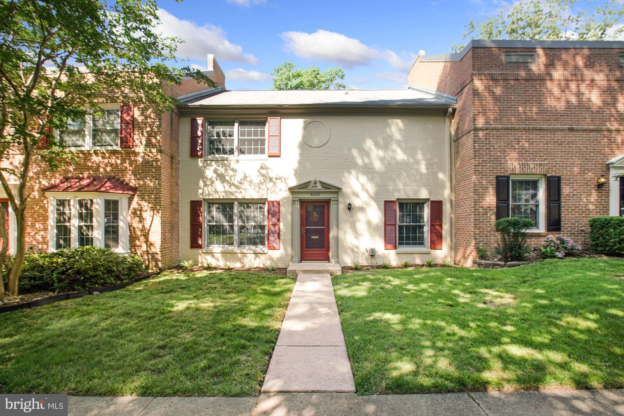 6002 Waterbury Court Springfield, VA 22152 - Photo 2 of 31 Georgetown style brick townhouse reno July 2021