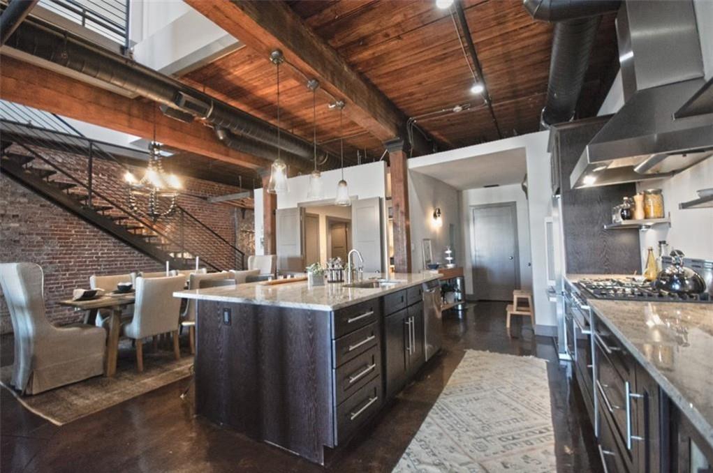 320 Peters Street Southwest, Unit 10 Atlanta, GA 30313 - Photo 5 of 20 a kitchen with lots of counter top space