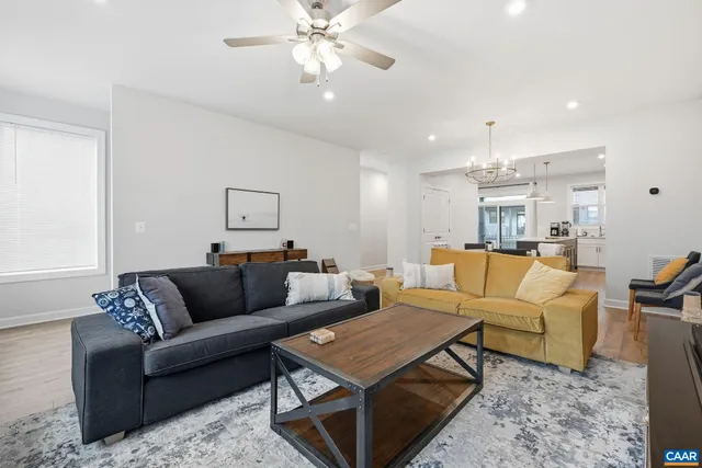 a balcony with wooden floor