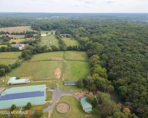 a view of a city with an ocean view