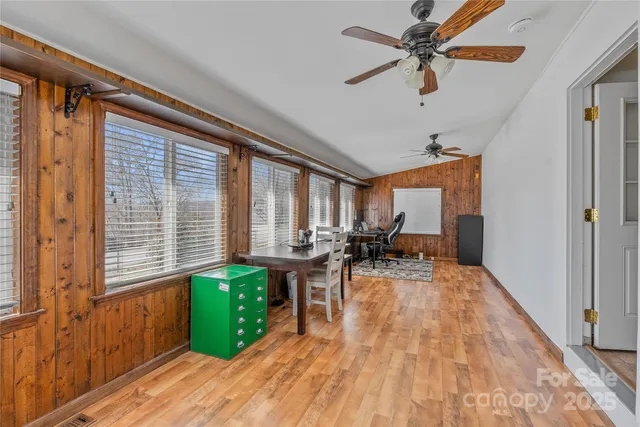 a very nice looking room with a large window