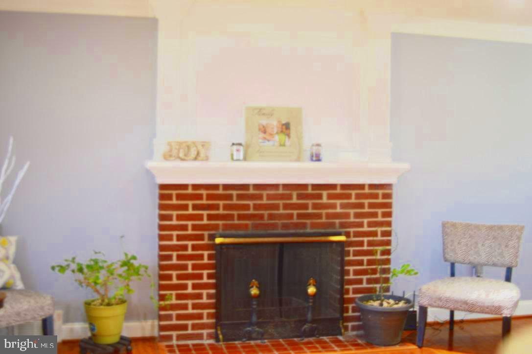 7511 Hogarth Street Springfield, VA 22151 - Photo 22 of 68 Brick Fireplace
