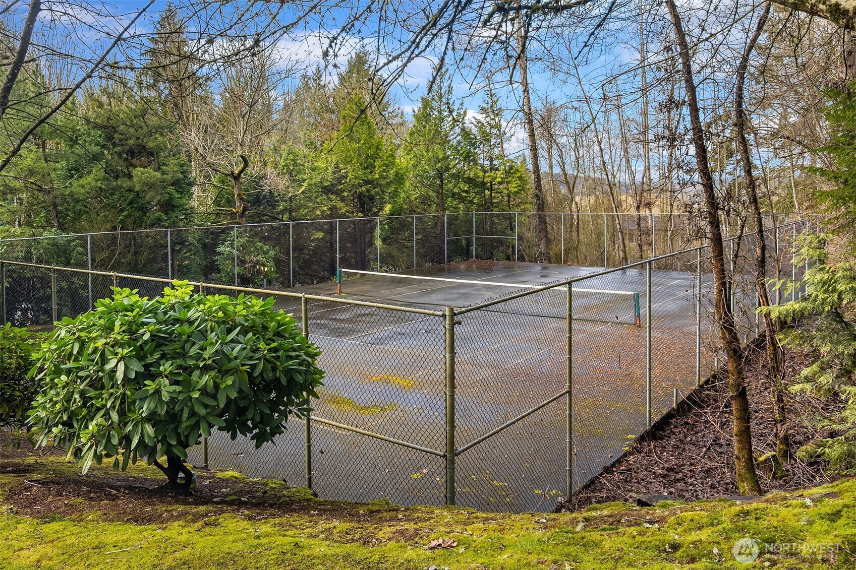 12113 Northeast 172nd Place, Unit J202 Bothell, WA 98011 - Photo 28 of 29 a backyard of a house with lots of green space